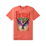 Paper Plane Forward Motion Tee (Salmon) - Paper Plane