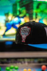 New Era Arizona Diamondback 1998 Inaugural Walnut UV (Black Corduroy/Fanatic Blue) - New Era