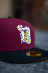 New Era Detroit Tigers 2005 ASG Yellow Gold UV (Burgundy/Black) - New Era