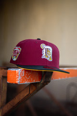 New Era Detroit Tigers 2005 ASG Yellow Gold UV (Burgundy/Black) - New Era