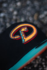 New Era Arizona Diamondbacks 1998 Inaugural Season Orange UV (Black/Mint) - New Era