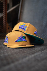 New Era Colorado Rockies 25th Anniversary Teal UV (Wheat) - New Era