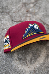 New Era Colorado Rockies 25th Anniversary Gold UV (Burgundy/Navy) - New Era