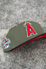 New Era Anaheim Angels 2010 ASG Red UV (Olive/Black) - New Era