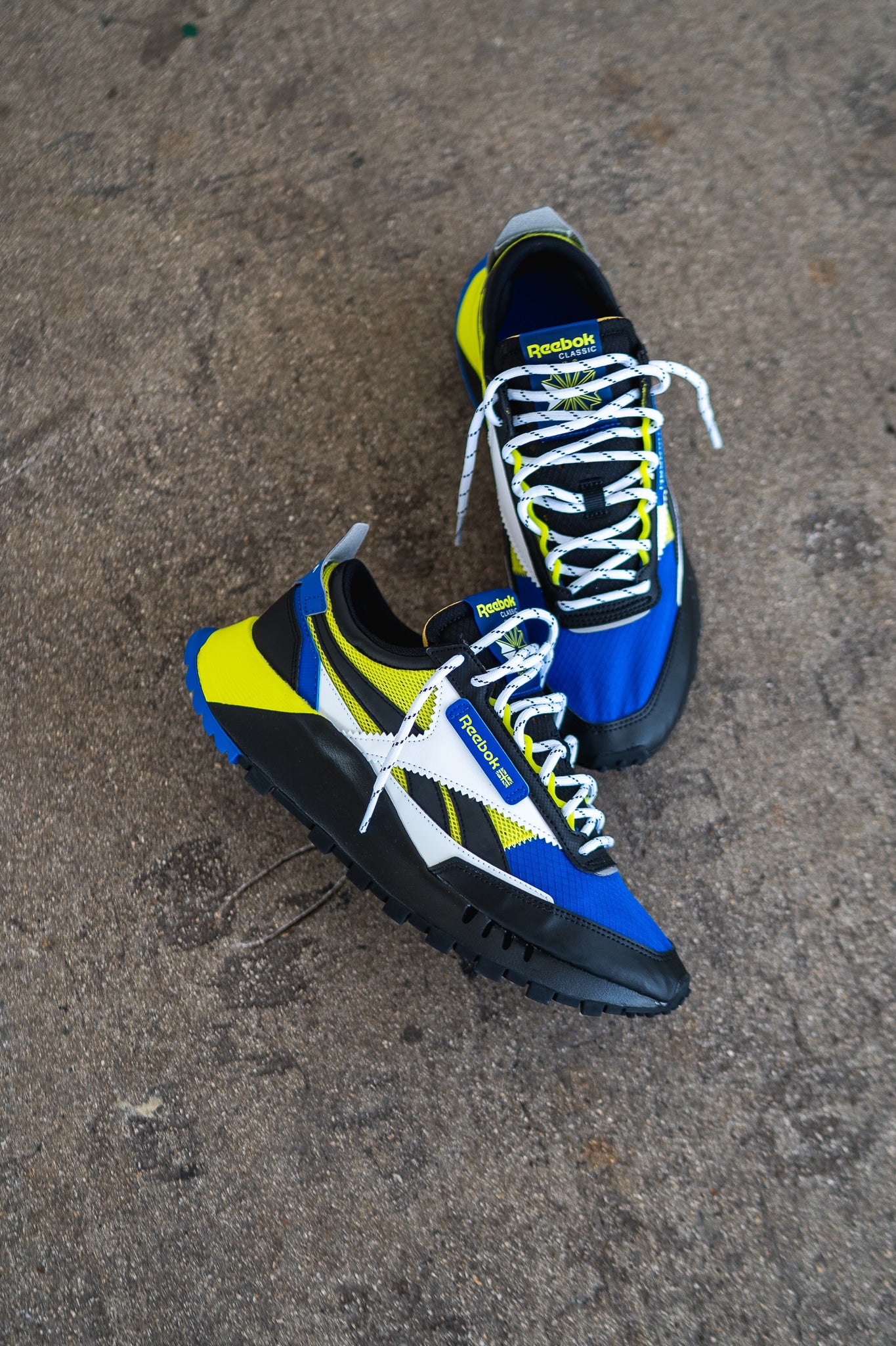 Reebok CL Legacy (Blue/Volt) - Reebok