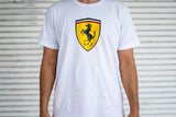 Puma Scuderia Ferrari Race Bold Colour Shield Men's Tee (White) - Puma