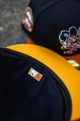 New Era Detroit Tigers Tiger Stadium Marigold UV (Navy/Rust Orange) - New Era