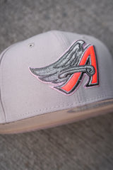 New Era Anaheim Angels 40th Anniversary Pink UV (Stone/Beige) - New Era