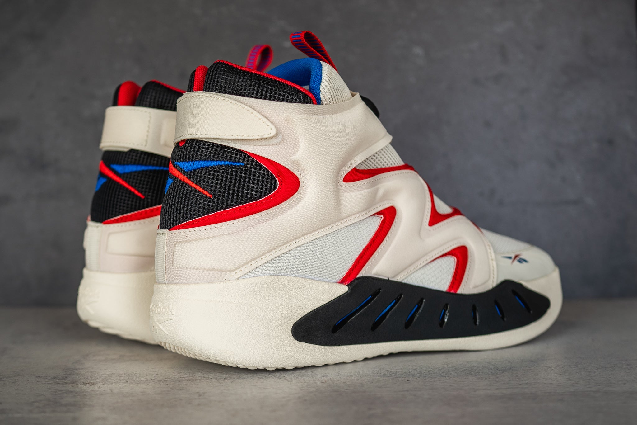 Reebok Instapump Fury Zone Mid (Classic White / Vector Red / Vector Blue) - Reebok