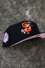 New Era San Fransisco Giants Floral 2010 World Series Pink UV (Black) - New Era