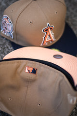 New Era Anaheim Angels 50th Anniversary Blush UV (British Khaki/Navy) - New Era