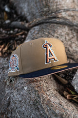 New Era Anaheim Angels 50th Anniversary Blush UV (British Khaki/Navy) - New Era