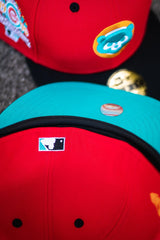 New Era Chicago Cubs 1990 ASG Aqua UV (Red/Black) - New Era