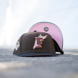 New Era Florida Marlins 1997 World Series Pink UV (Mocha/Black) - New Era