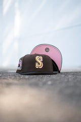 New Era Seattle Mariners 30th Anniversary Pink UV (Mocha/Black) - New Era