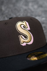 New Era Seattle Mariners 30th Anniversary Pink UV (Mocha/Black) - New Era