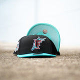 New Era Florida Marlins 10th Anniversary Mint UV (Black/Teal) - New Era