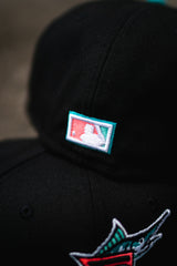 New Era Florida Marlins 10th Anniversary Mint UV (Black/Teal) - New Era