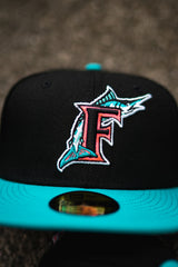 New Era Florida Marlins 10th Anniversary Mint UV (Black/Teal) - New Era