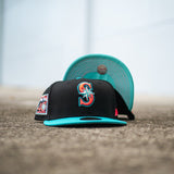 New Era Seattle Mariners 40th Anniversary Mint UV (Black/Teal) - New Era