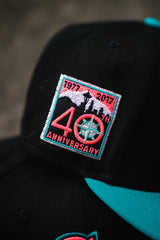 New Era Seattle Mariners 40th Anniversary Mint UV (Black/Teal) - New Era