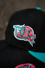 New Era Toronto Blue Jays 25th Anniversary Mint UV (Black/Teal) - New Era