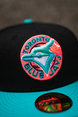 New Era Toronto Blue Jays 25th Anniversary Mint UV (Black/Teal) - New Era