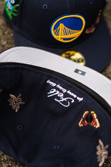 New Era x Felt Golden State Warriors Good Grey UV (Navy) - New Era