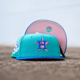 New Era Houston Astros 45th Anniversary Pink UV (Aqua/Royal) - New Era