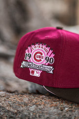 New Era Chicago Cubs 1990 ASG Pink UV (Wine/Mocha) - New Era