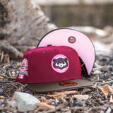 New Era Chicago Cubs 1990 ASG Pink UV (Wine/Mocha) - New Era