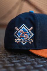 New Era Milwaukee Brewers 25th Anniversary Good Grey UV (Navy/Rust) - New Era