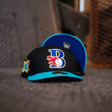 New Era Bakersfield Blaze Royal Blue UV (Black/Teal) - New Era