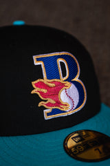 New Era Bakersfield Blaze Royal Blue UV (Black/Teal) - New Era