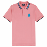 Kids Psycho Bunny Eaton Short Sleeve Polo (Winter Rose) - Psycho Bunny