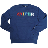 Sniper Gang Sniper Crewneck (Navy) - Sniper Gang Apparel