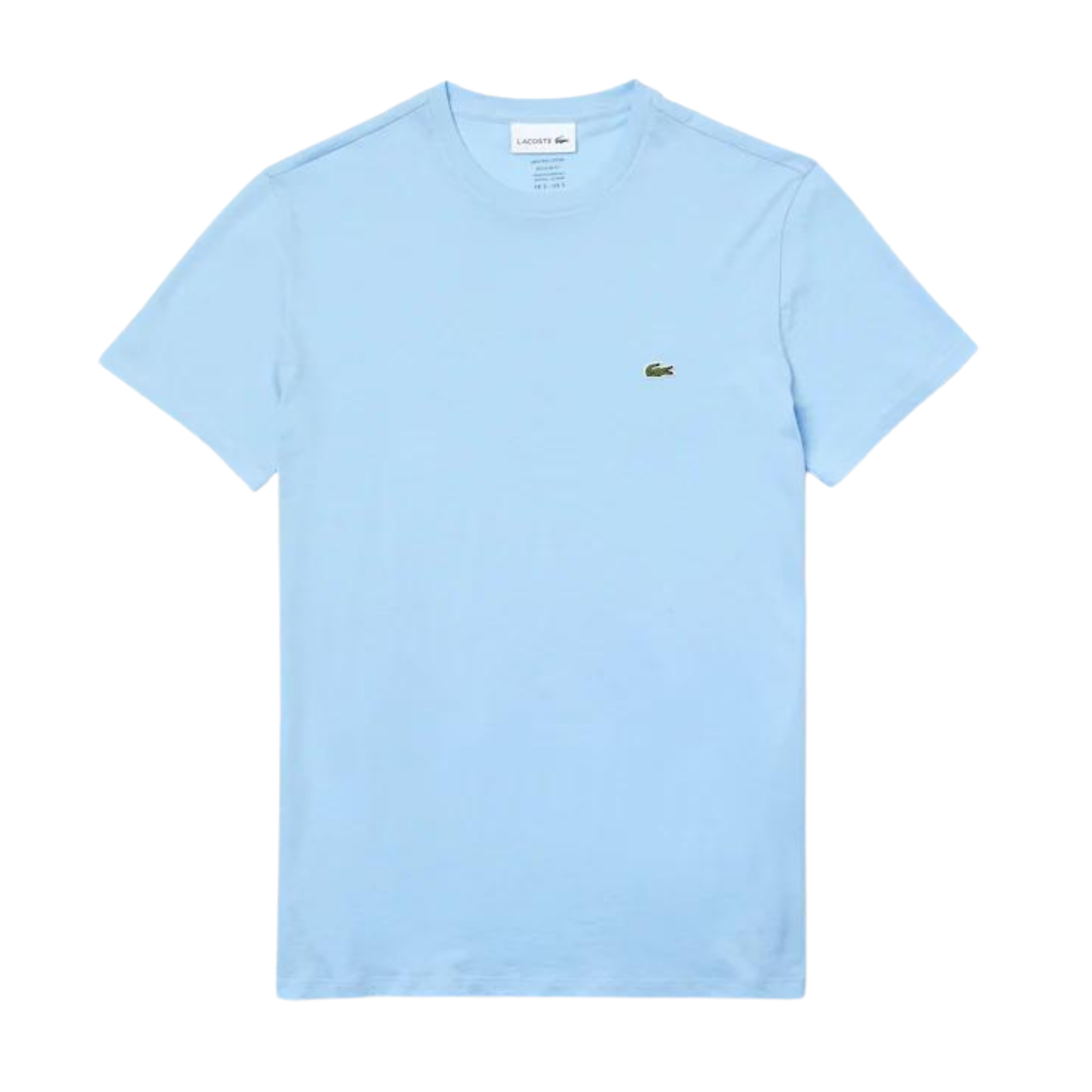 Lacoste Men's Crew Neck Pima Cotton Jersey T-shirt (Sky Blue) - Lacoste