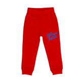 Kid's BBC Script Sweatpants (Goji Berry) - Billionaire Boys Club