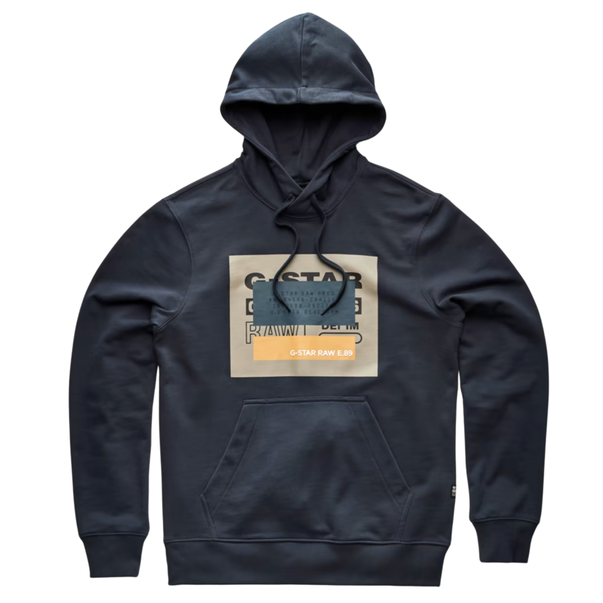 G-Star Originals Hooded Sweater (Dark Patriot Blue) - SNEAKER TOWN 