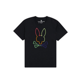 Kid's Psycho Bunny Leo Bunny Tee (Black) - Psycho Bunny