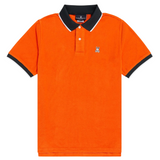 Psycho Bunny MENS GREYSON TERRY POLO (Alloy Orange) - Psycho Bunny