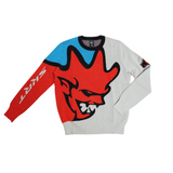 Sniper Gang SKRT Intarsia Sweater (Red) - Sniper Gang Apparel