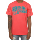 Billionaire Boys Club Cracked Arch Tee (Hot Coral) - Billionaire Boys Club