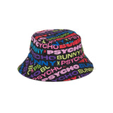 Kids Psycho Bunny Tyrian Reversible Bucket Hat - Psycho Bunny