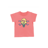 KIDS ICECREAM Lemon Sorbet SS Tee (Shell Pink) - Ice Cream