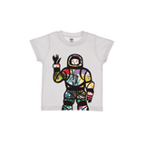 Kids Billionaire Boys Club Hologram SS Tee (White) - Billionaire Boys Club