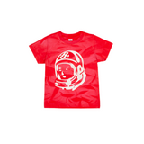 Kids Billionaire Boys Club Washed Helmet SS Knit (True Red) - Billionaire Boys Club