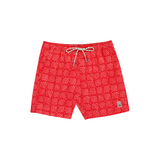 Psycho Bunny Balden Swim Shorts (Bright Poppy) - Psycho Bunny