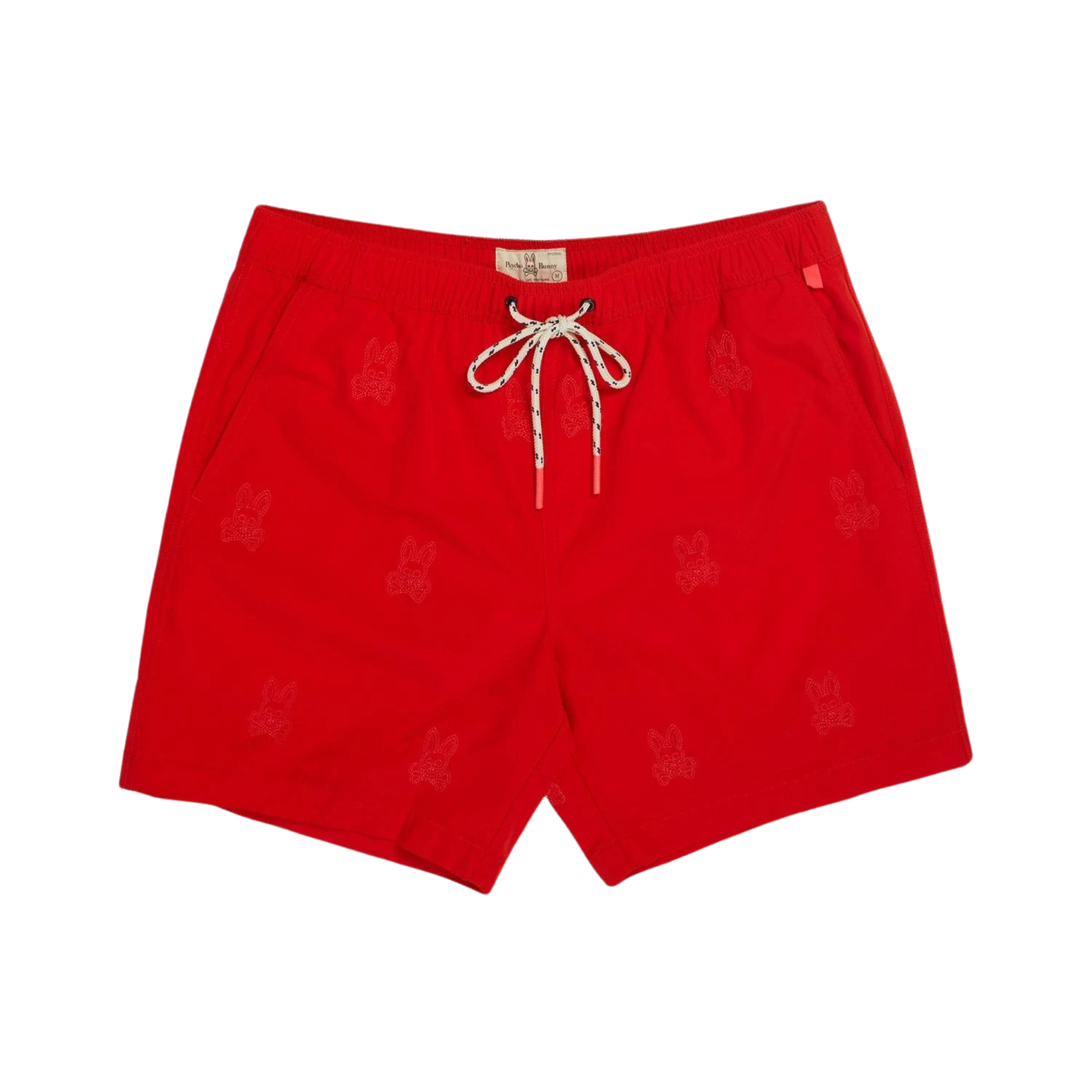 Psycho Bunny Larkin Swim Shorts (Red Spice) - Psycho Bunny
