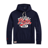 Polo Ralph Lauren Stacked-Logo Fleece Hoodie (Cruise Navy) - Polo Ralph Lauren